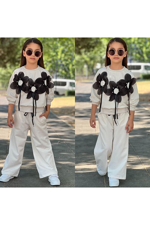 2-Piece Girls' Tracksuit with Imported Accessories