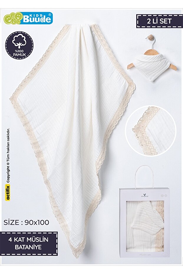 Muslin Blanket Ölik Set Cotton