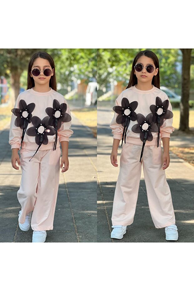 2-Piece Girls' Tracksuit with Imported Accessories