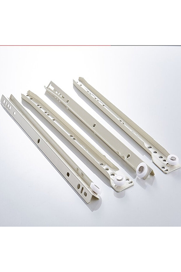 55cm Drawer Track Slides Two Cabinet Rails Thickening Computer Table Chute Clothing Cabinets Keyboar - 8