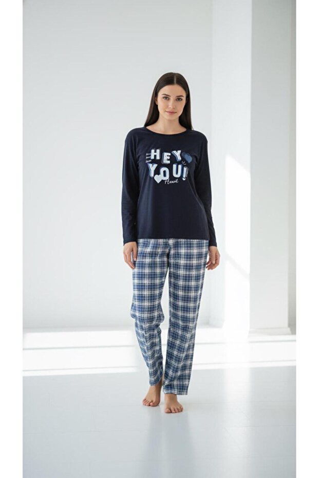 Plus Size Women's Cotton Pajamas Set