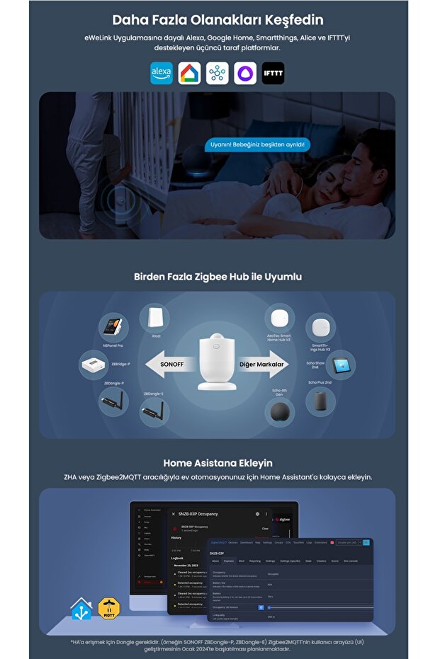 SNZB-03P ZigBee Akıllı Hareket Sensörü - 4