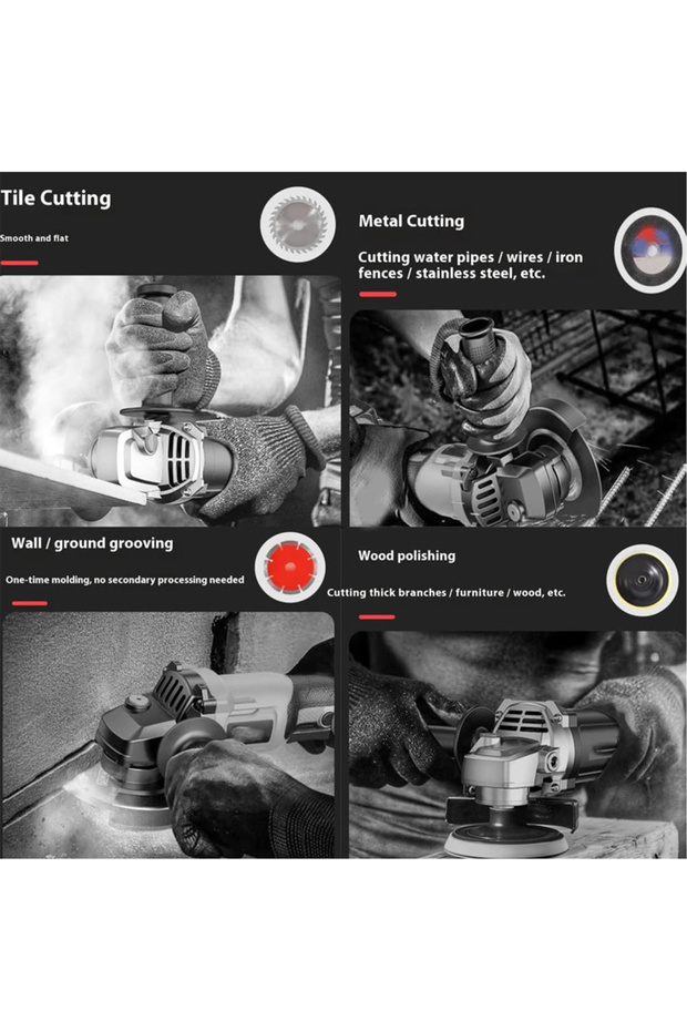 آلة تلميع الحجر اليدوية متعددة الوظائف لطحن الزوايا وطحن الزوايا للقطع - 8