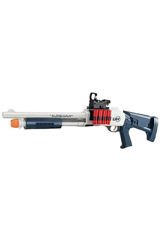 Toy Shotgun S686 Realistic UDL XM1014 Dalip, Manual, with Scope, 10 Foam Projectiles, 5 Cartridges, - 7