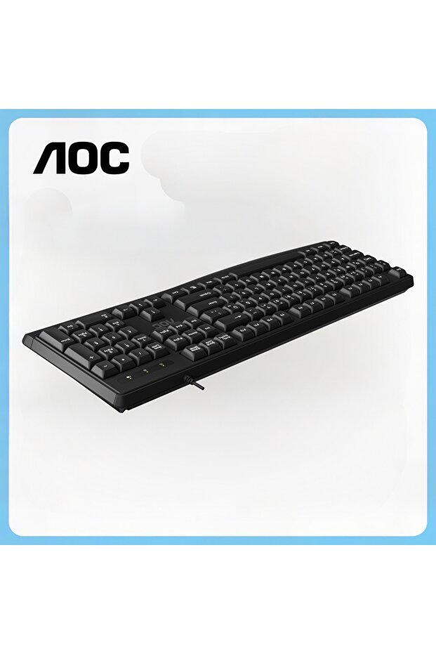 KB120 Kablolu Klavye – Entegre Avuç İçi Desteği, Düşük Profilli Sessiz Tuşlar, Tak-Çalıştır USB - 7