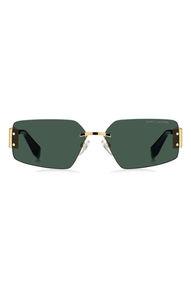 Mj875/Spetqt Women's Sunglasses Rimless Green Lens Uv400