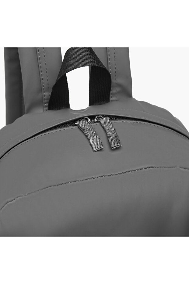 حقيبة ظهر متينة بأشرطة قابلة للتعديل وسحاب للإغلاق - 17 بوصة - 8