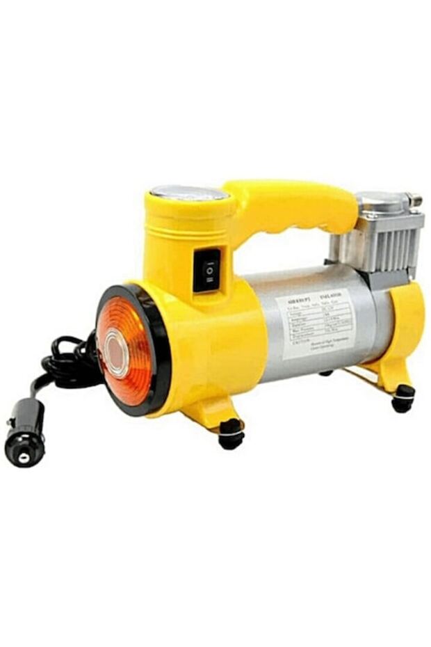 Compresor auto portabil, Sumker, 12V, galben - 1