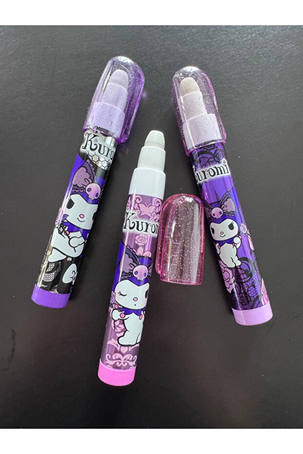 Sanrio Kuromi Egg-Laying Eraser Set of 3