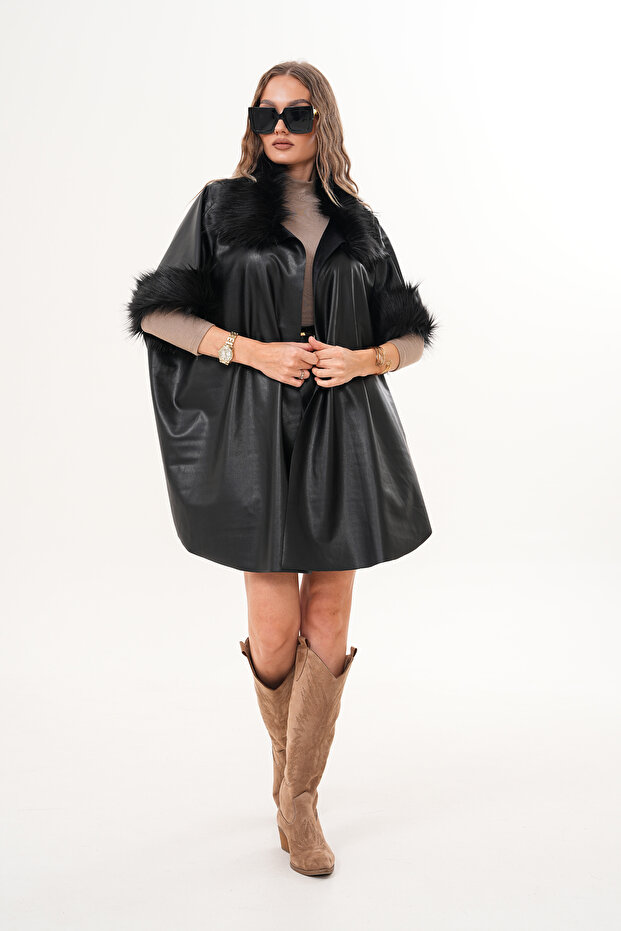 Deri Kısa Panço - 5