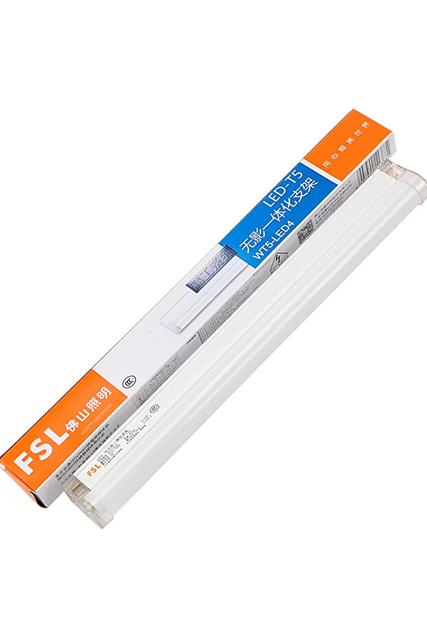 شريط إضاءة LED من طراز T5 Bracket.6W بدرجة لون 4000K