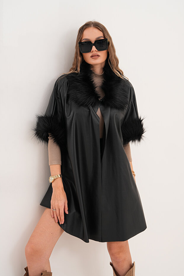 Deri Kısa Panço - 7