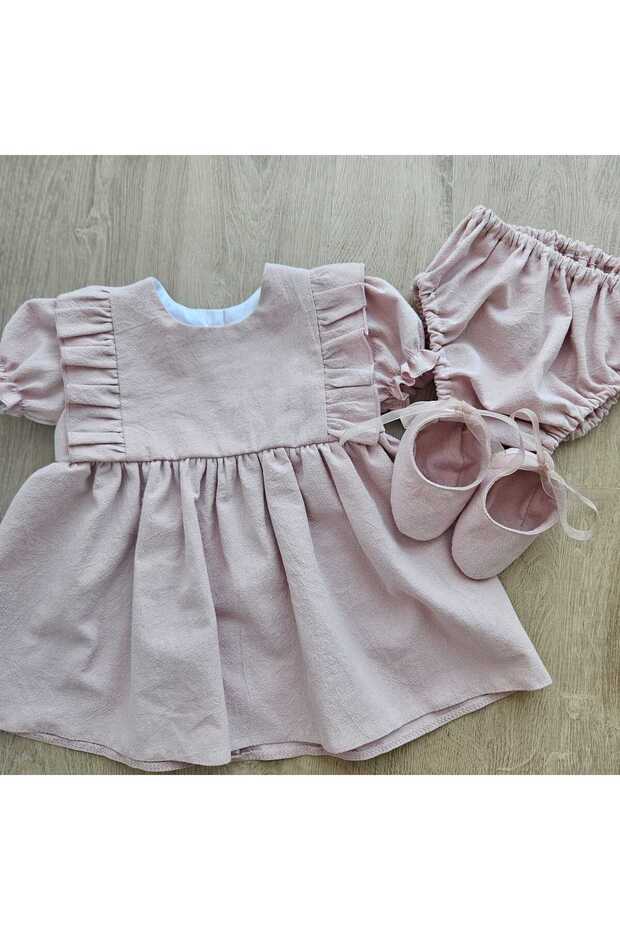 Rochie de botez 100% bumbac - 1