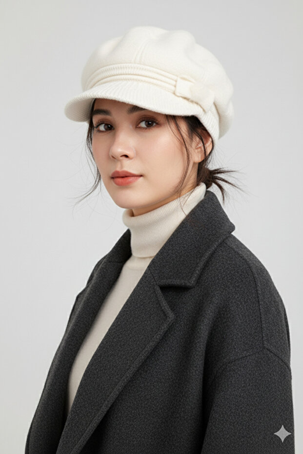 Kadın Angora Şapka - 1