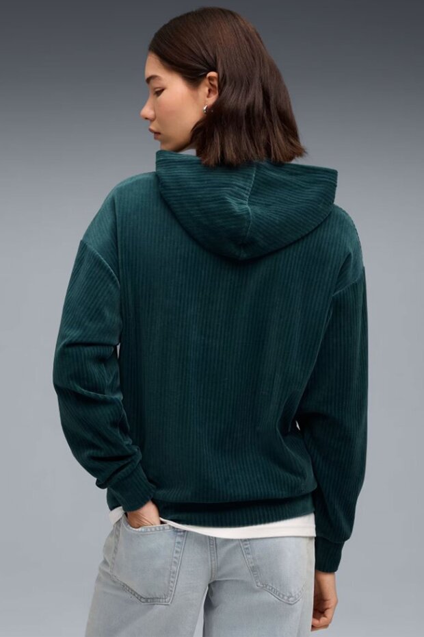 Kadın ESS Elevated Velour Sweat - 2