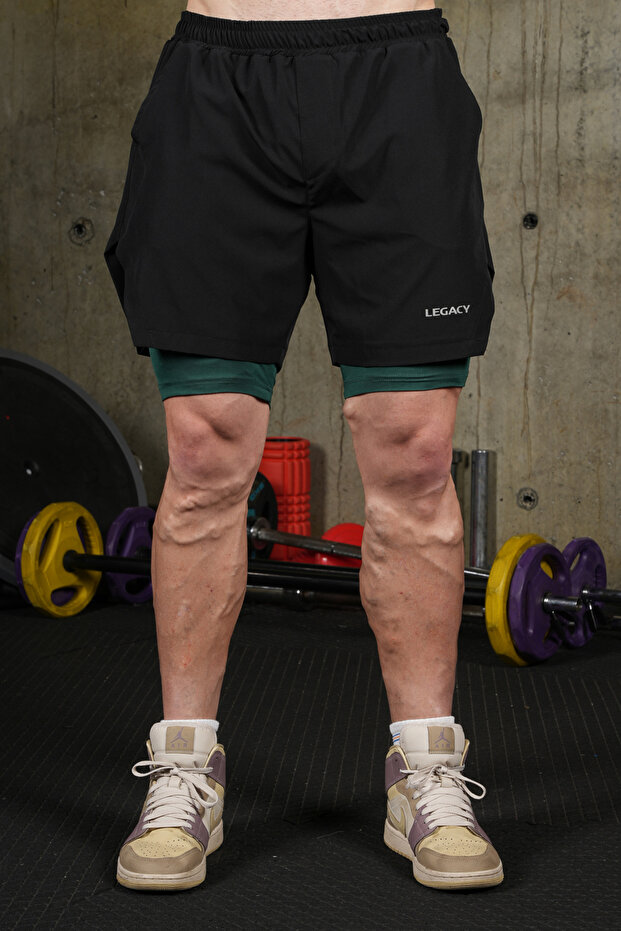 Hybrid 2in1 Taytlı Şort - 4