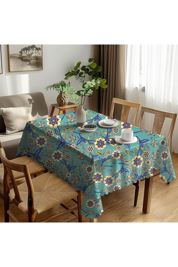 Calinline Christmas Rectangular Wipe Clean Tablecloth 110x140 cm - 7
