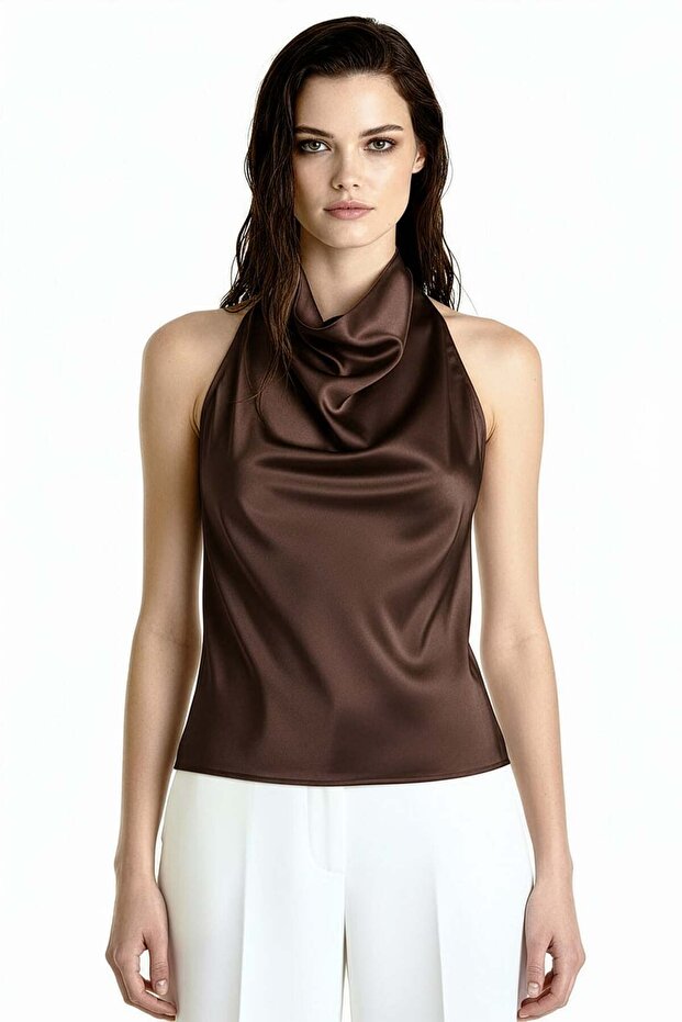 Degaje Saten Bluz - 1