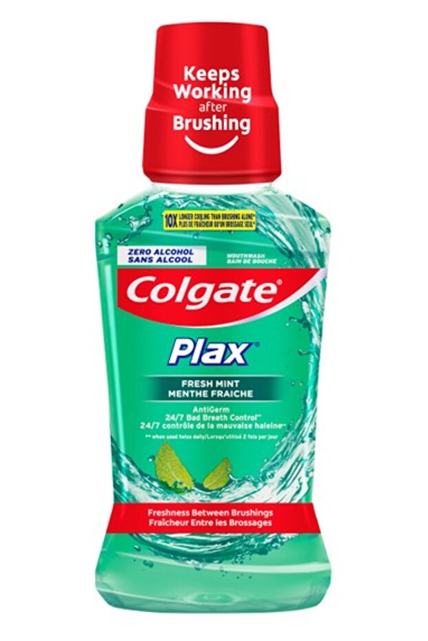 Plax Fresh Mint Anti-Germ Alcohol Free Oral Rinse Mouthwash (250ml)