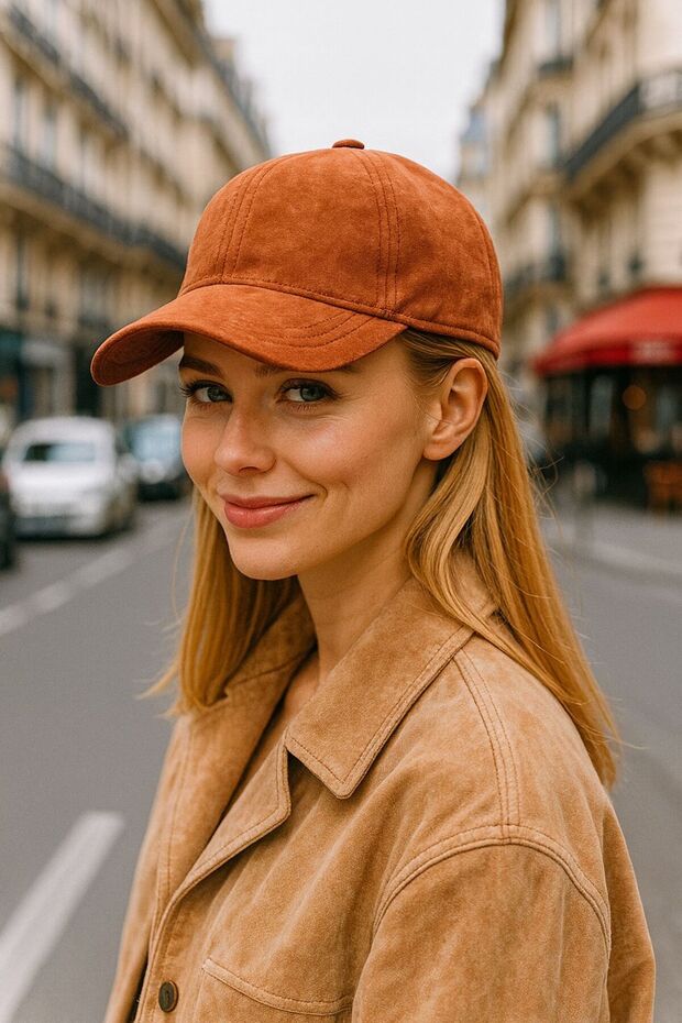 Tile Suede Women's Cap Hat