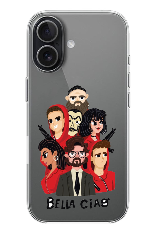 حافظة سيليكون متوافقة مع هاتف iPhone 17 بتصميم Bella Ciao مطبوع - 1