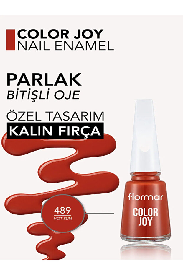 Color Joy Yüksek Pigmentli & Parlak Bitişli Oje - 3