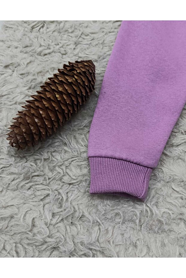 مبطن بالصوف بنطال رياضي بثلاث خيوط - 2