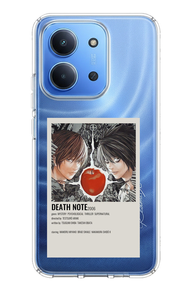 Redmi 15C Compatible Death Note Poster Designed Printed Silicone Case - 1