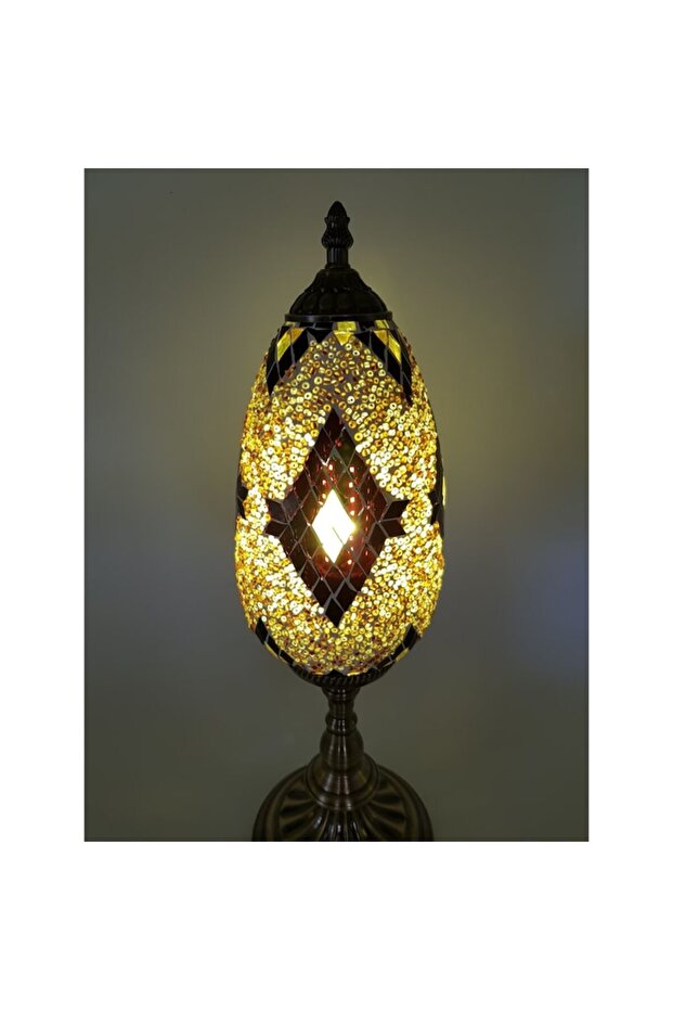 Multicolor mosaic table lamp - 2