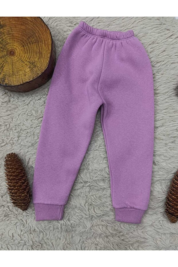 مبطن بالصوف بنطال رياضي بثلاث خيوط - 1