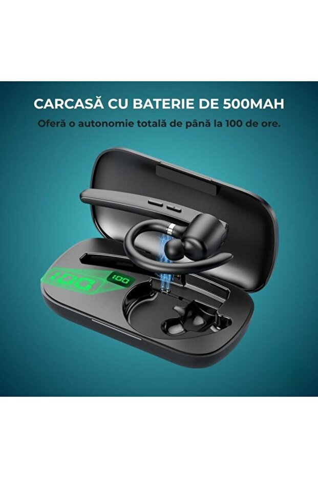 G9 Bluetooth Headset, 15-hour battery, With charging case, ENC+ CVC 8.0 noise cancellation, Mute button - 3