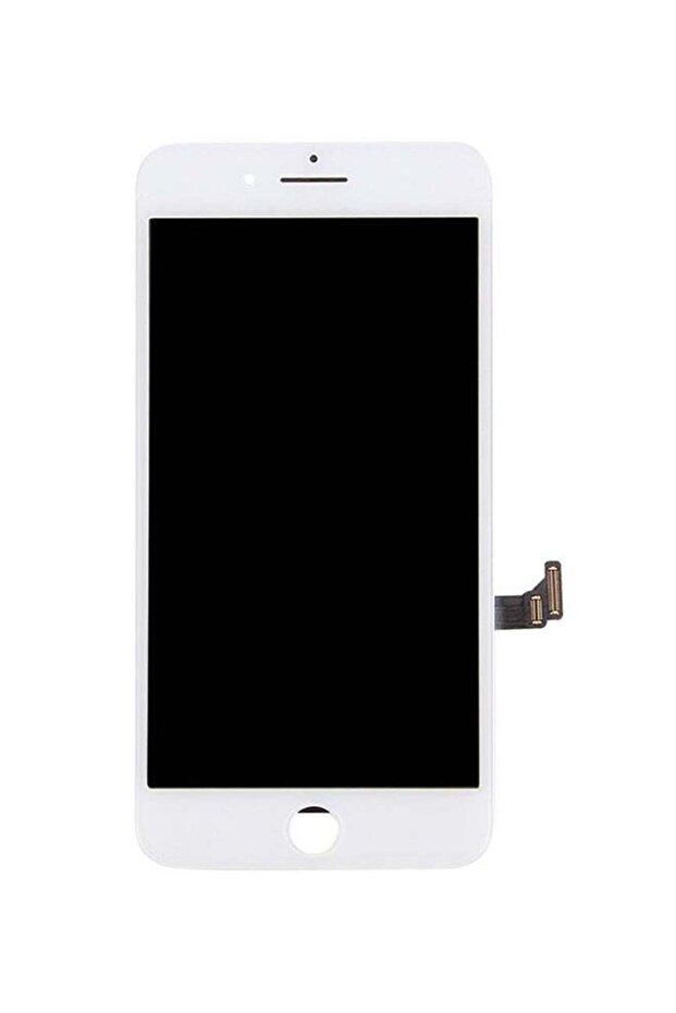 مجموعة كاملة من شاشات LCD من AUO مع محول رقمي لهاتف Apple iPhone 7 Plus باللون الأبيض/الشفاف