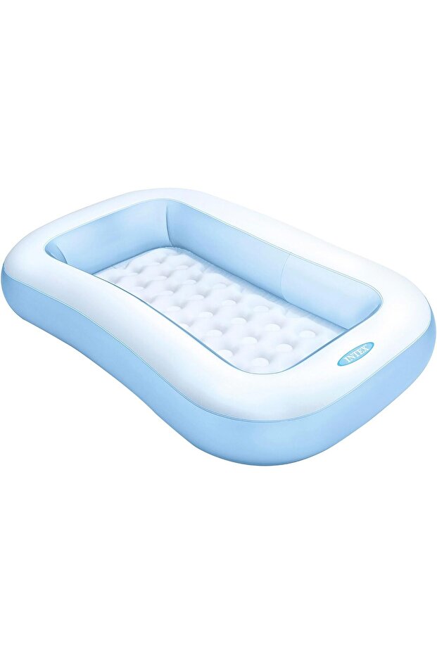 Inflatable Pool 166 x 100 x 25 cm (57403), Multi Color - 7