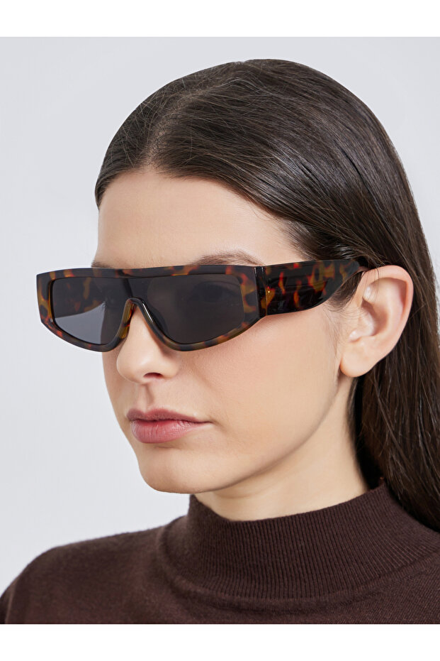 Tortoise Rectangle Sunglasses - 2