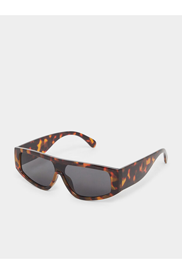 Tortoise Rectangle Sunglasses - 1
