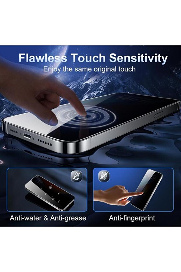 iPhone 17 Pro Max Compatible 360 Ghost Screen Protector, No Visible from Any Side, Bottom, Top, Right, Left - 7