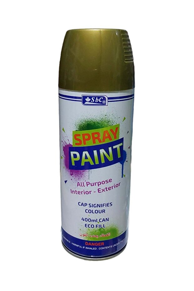 Multi-Purpose Spray Paint Gold 400 ml - 1