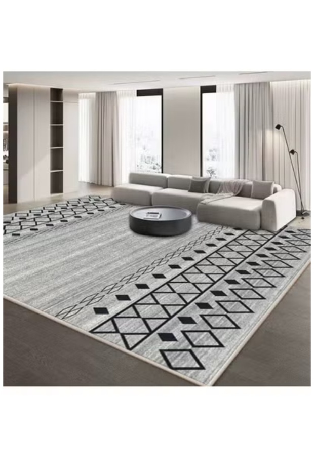 Rectangular Soft Touch Carpet Multicolour 200x300cm - 1