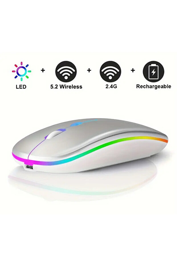 USB ŞARJLI OPTİK RGB MOUSE