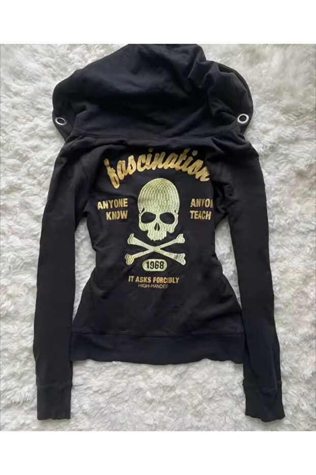 Fascination SkullHead Oldschool Kapüşonlu - 3