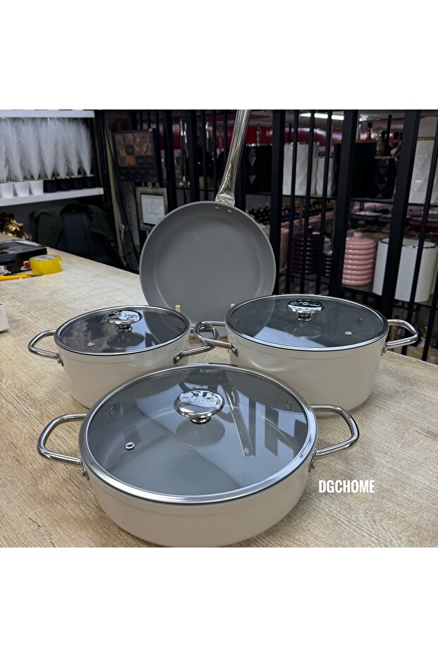 Cornhill Krem Granit 7 Prç Set - 1