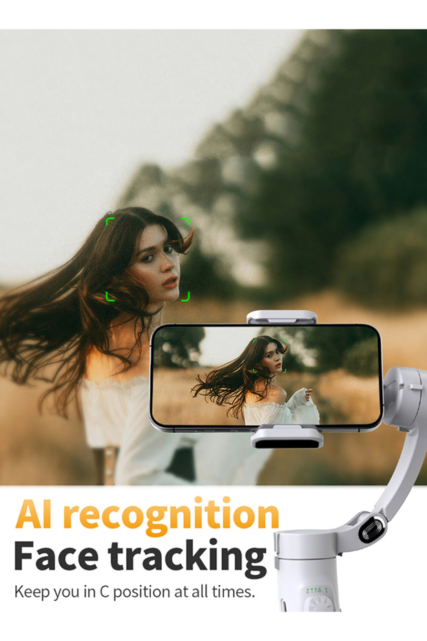 مثبت ثلاثي المحاور للهواتف الذكية لأجهزة Android وiPhone، مثبت محمول للهواتف - 5