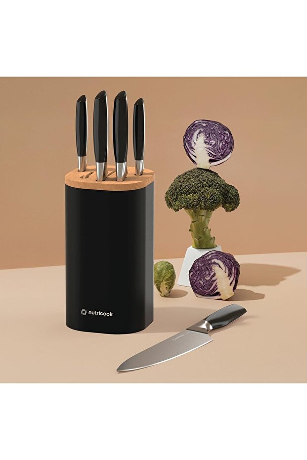 مجموعة سكاكين أساسية للاستخدام اليومي - أسود - 2