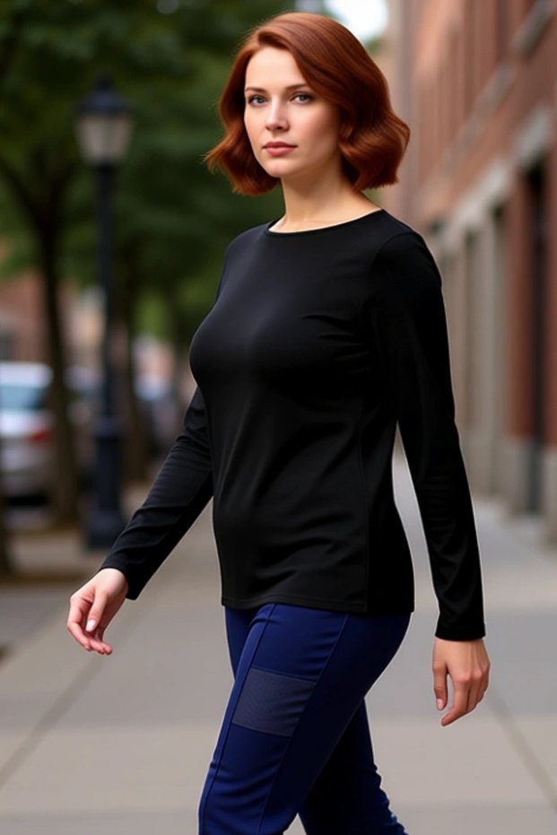 Women's Cotton Stretchy Knitted Boat Neck Long Sleeve Blouse Quality Stylish Comfortable Modern Elegant Casual