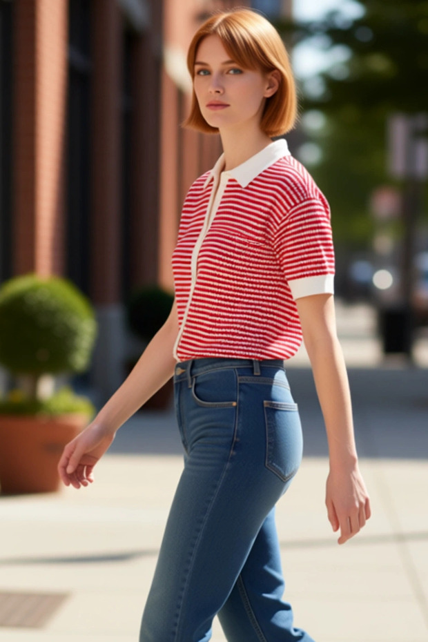 Women's Polo Neck Knitwear Blouse Stylish and Comfortable Ideal Choice for Everyday Wear Quality Stylish Comfortable Modern