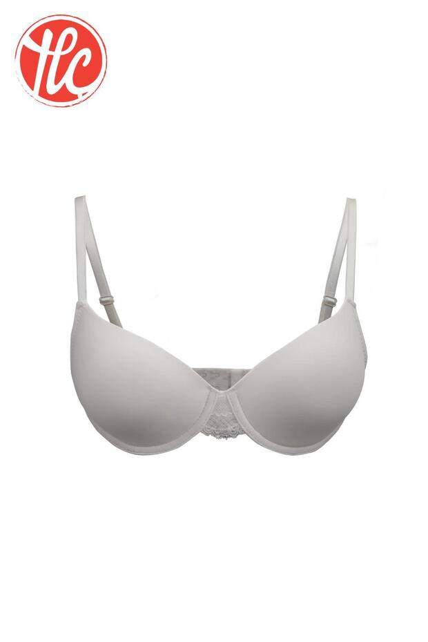 1150 Women's Flat Cup Lace Detailed Underwire Bra Set