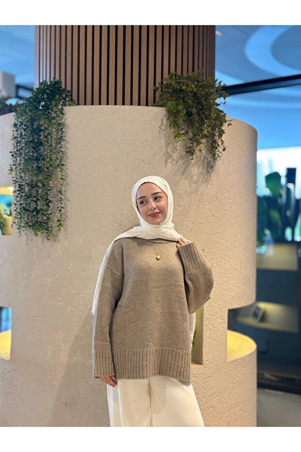 سترة تريكو فاخرة قصة فضفاضة