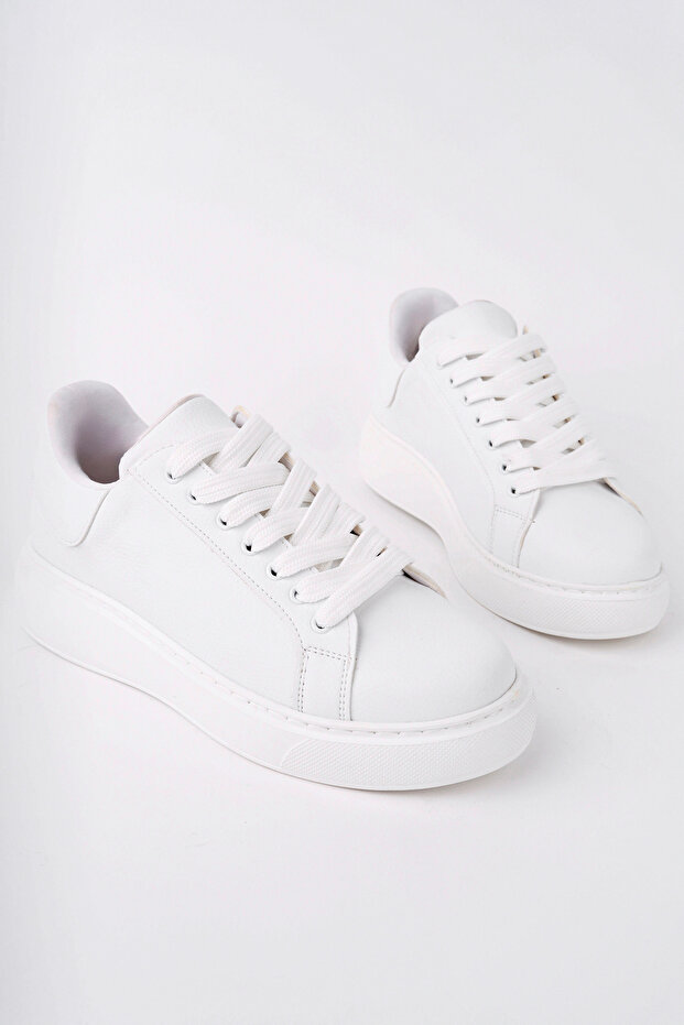 Bln-520 Lace-Up Flat Leather Sports