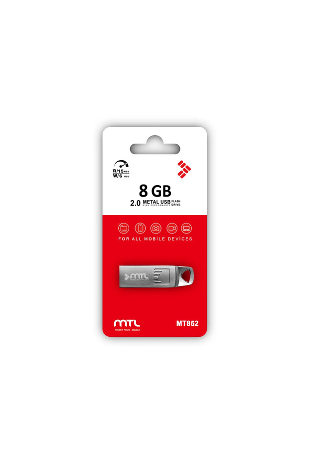 8 Gb Metal Durable Body USB 2.0 USB Flash Memory Portable