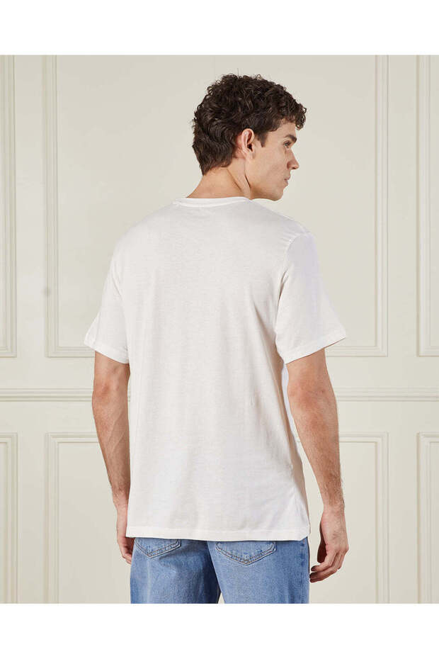 Men Ivory Basic T-Shirt - 3